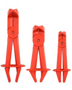 CK1707 - Комплект клещи за прищипване на маркучи, закривени (3 бр)