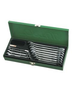 TOPTUL - Комплект звездогаечни ключове с тресчотен механизъм