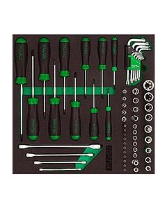 TOPTUL - Комплект инструменти, 61 бр.