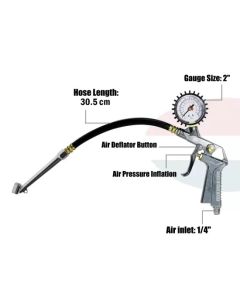 TG-3-1 - Манометър за помпене на гуми с притискане, аналогов