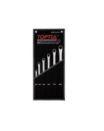 TOPTUL - Комплект дълги ключове, матирани 8-24 mm, 6 бр.