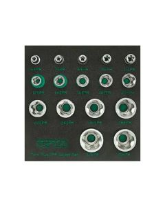 GABF1601 - Комплект вложки тип Torx plus EPR (16 бр)