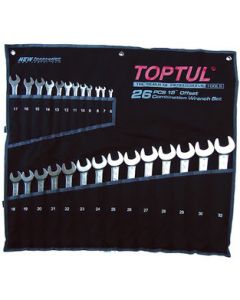 TOPTUL - Комплект звездогаечни ключове 26 части, от 6-32 mm 