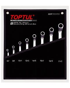 TOPTUL - Комплект лули, 12 бр., 6-32 mm