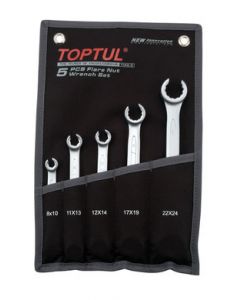 TOPTUL - Гаечни ключове прерязани 8-24 mm, 5 бр.