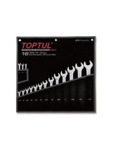 TOPTUL - Комплект звездогаечни ключове, инчови, 16 бр.