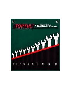 TOPTUL - Комплект звездогаечни ключове професионални 8-24 mm