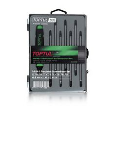 TOPTUL - Комплект отверка с накрайници 14 в 1, 8 бр.