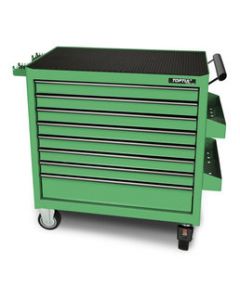 TOPTUL - Инструментална количка 8 чекмеджета - зелена